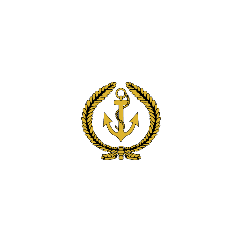 Ancre + couronne de palmes